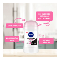 NIVEA DESODORANTE BARRA BLACK&WHITE INVISIBLE CLEAR 50GR