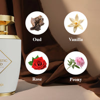 Ahuja Majestic Oud – Perfume Árabe 100 ml Lujo intenso con la elegancia del oud