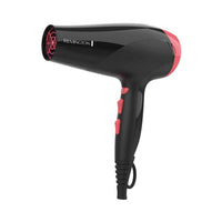 Secadora de Pelo Iónica con Tecnología de Cerámica y Turmalina, 1875W - Negro y Rojo