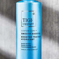 TIGI Shine Booster – 90 ml | Brillo Intenso y Control del Frizz Y TIGI Smooth Booster – 90 ml | Control del Frizz y Suavidad Extrema Y TIGI Firm Hold Curl Cream – 150 ml | Definición y Fijación para Rizos