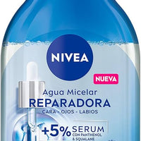 NIVEA Agua Micelar Reparadora Cara, Ojos y Labios – 400 ml