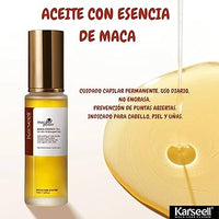 Karseell Maca Care System Maca Power Maca Essence Oil – 50 ml | Aceite Capilar Nutritivo y Reparador