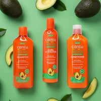 Kit Avocado de Limpieza para Cabello Rizado – Shampoo 400 ml + Acondicionador 400 ml + Activador 355 ml