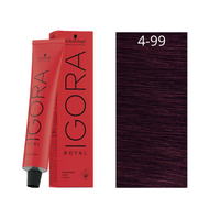 IGORA ROYAL 4-99 Castaño Medio Violeta Intenso – 60 g