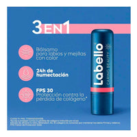 LABELLO LABIAL CARING BEAUTY ROSE CON FPS 30