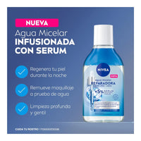 NIVEA Agua Micelar Reparadora Cara, Ojos y Labios – 400 ml