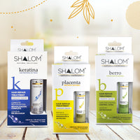Tratamiento Keratina Shalom Ampolla – 2 Pack | Reparación y Brillo Intensivo