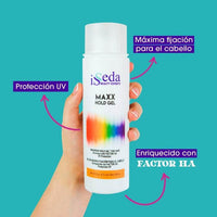 ISSEDA Maxx Hold – Gel de Máxima Fijación para el Cabello 300 ml