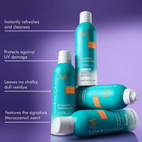Moroccanoil Dry Shampoo Light Tones – 205 ml Shampoo en seco para cabellos claros: frescura, volumen y limpieza instantánea