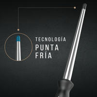GAMA Professional Salon Curl Conic Silk Chrome Titanium – Rizador Profesional con LED Display Rizos definidos, brillantes y de larga duración