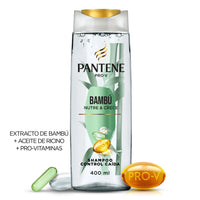 Pantene Pro-V Bambú Nutre y Crece Shampoo Control Caída – 400 ml