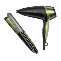REMINGTON COMBO AGUACATE PLANCHA + SECADORA S12A-D13A
