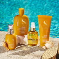 Alfaparf Milano Semi di Lino Sunshine After Sun Low Shampoo – 250 ml | Limpieza Suave Después del Sol