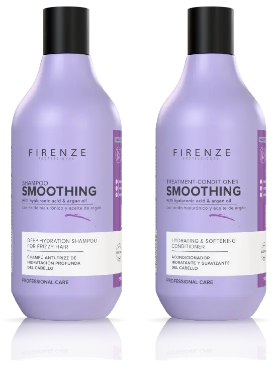 FIRENZE Smoothing Shampoo + Conditioner-Treatment 500 ml – Lenara