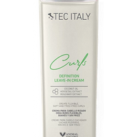 Tec Italy Curls Leave-In Cream 300 ml – Crema para Rizos Definidos y Suaves sin Enjuague
