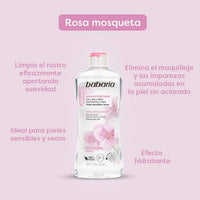 Babaria Agua Micelar Rosa Mosqueta – 400 ml