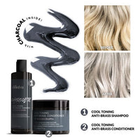 DIFIABA CHARCOLITE COOL TONING ANTI-BRASS SHAMPOO WITH RESTORATIVE BONDPLEX 250ml