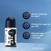 NIVEA MEN Black & White Invisible 72H Antitranspirante