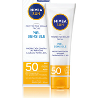 NIVEA Sun Protector Solar Facial Piel Sensible FPS 50 – 50 ml