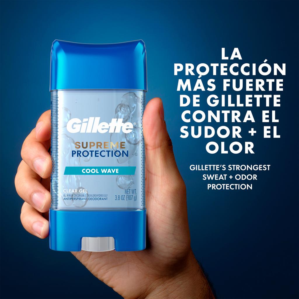 Gillette Supreme Protection Cool Wave Clear Gel Deodorant