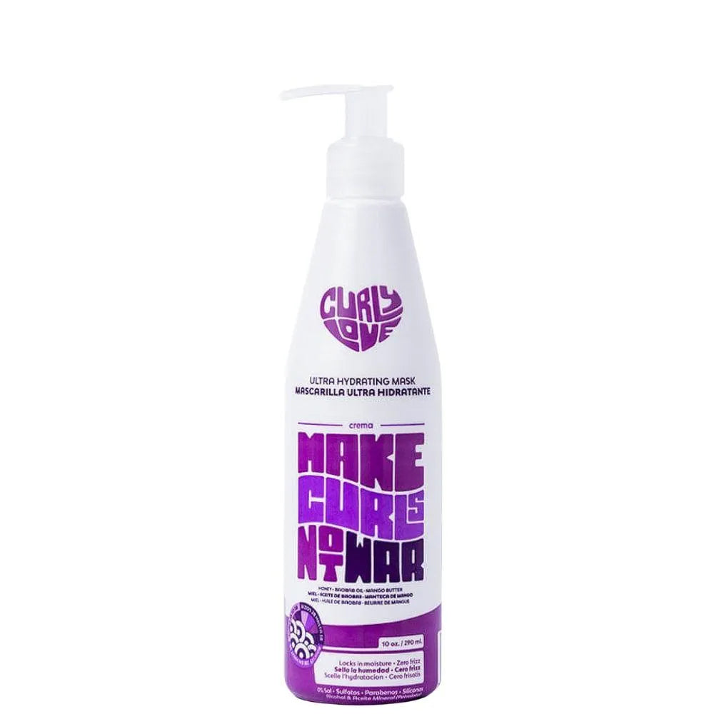 Curly Love Mascarilla Ultra Hidratante – 290 ml  Mascarilla de hidratación profunda para rizos suaves, definidos y libres de frizz
