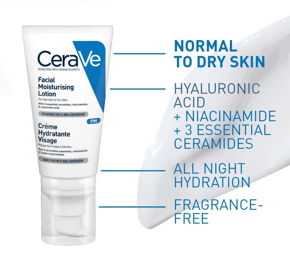 CeraVe Facial Moisturising Lotion PM – 52 ml