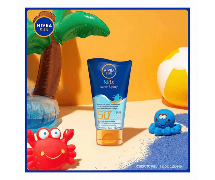 Nivea Bloqueador Solar para Niños Swim & Play(FPS 50) 150 ml