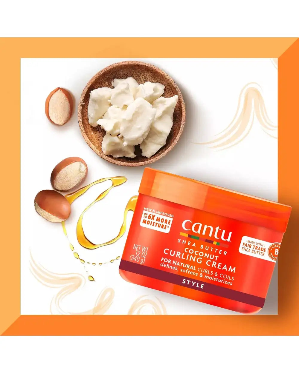 Cantu Coconut Curling Cream – 340 g