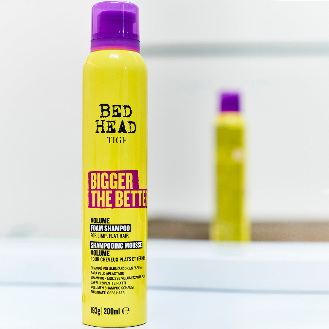 TIGI Bed Head Bigger The Better™ Volume Foam Shampoo | Shampoo en Espuma para Cabello Fino