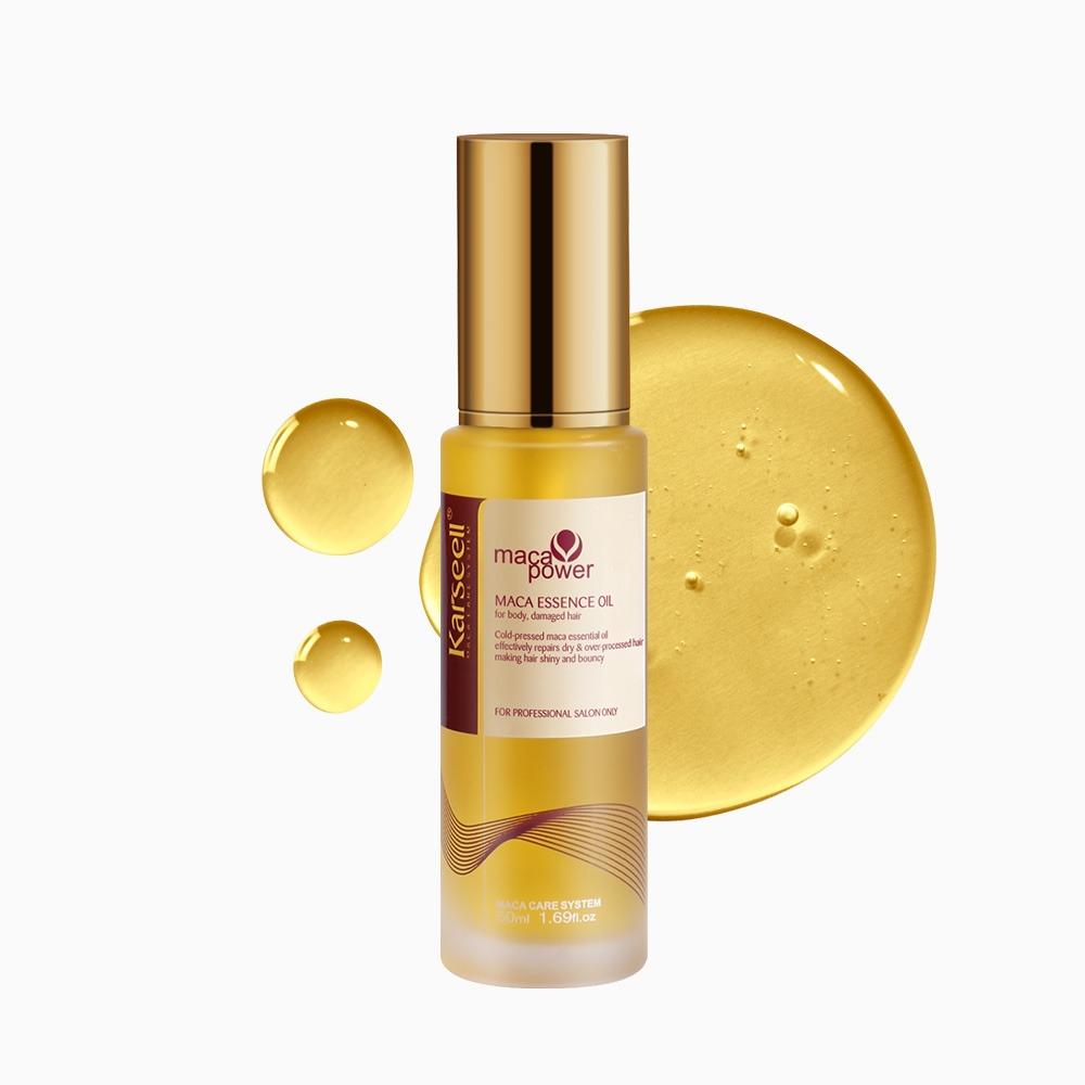 Karseell Maca Care System Maca Power Maca Essence Oil – 50 ml | Aceite Capilar Nutritivo y Reparador