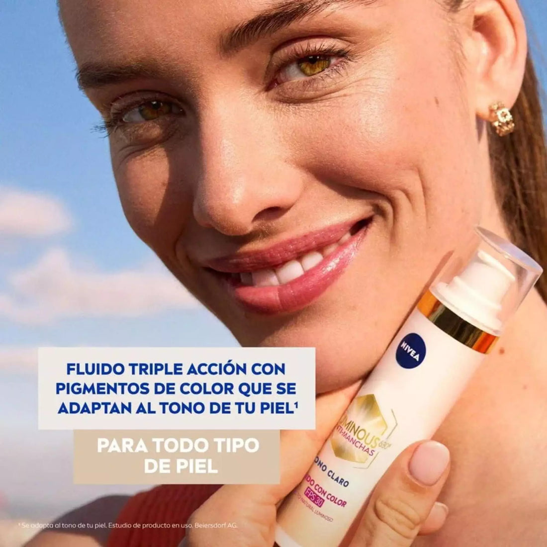 NIVEA Luminous Anti-Manchas Fluido con Color FPS 30 – Tono Claro 40ml