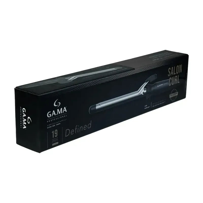 GAMA Professional Salon Curl Defined 19 mm  Rizador profesional para rizos definidos y duraderos