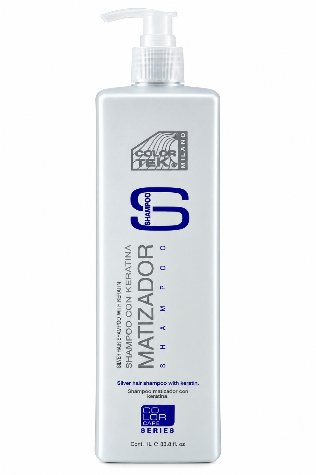 COLOR TEK Shampoo con Keratina Matizador – 1 Litro