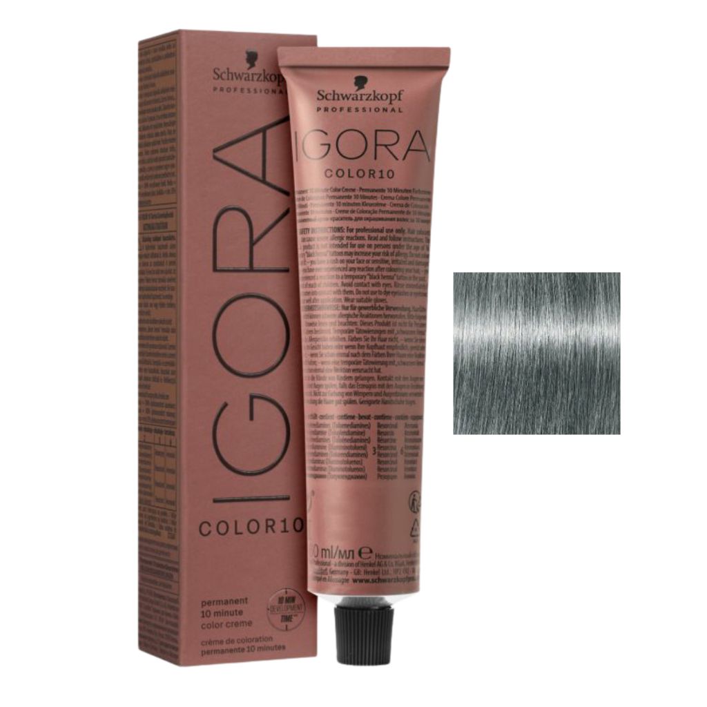 IGORA ROYAL Color10 8-11 Rubio Claro Ceniza Intenso – 60 g