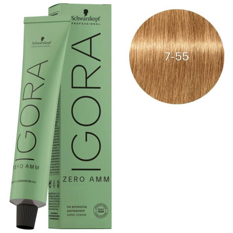 IGORA ROYAL ZERO AMM 7-55 Louro Médio Dourado Extra – 60 g