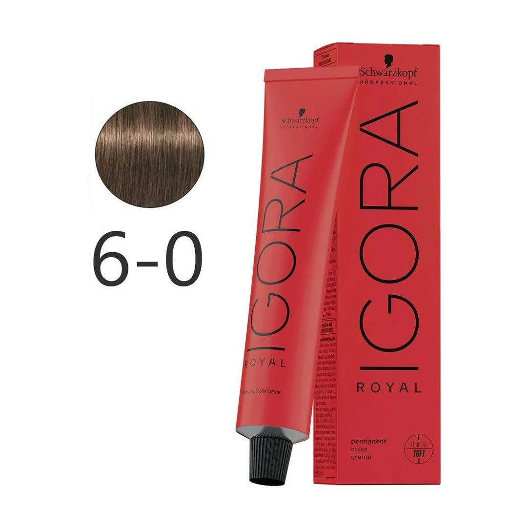 IGORA ROYAL 6-0 Rubio Oscuro Natural – 60 ml