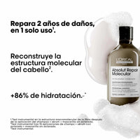 [Absolut Repair Molecular] Champú reparador molecular sin sulfatos para cabello dañado.