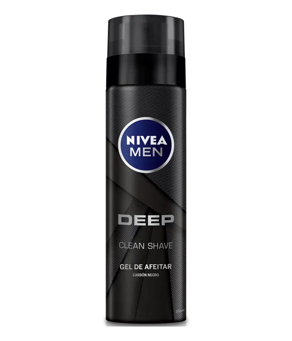 NIVEA MEN Deep Gel de Afeitar Clean Shave – 200 ml