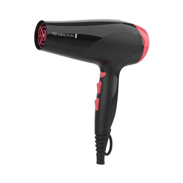Secadora de Pelo Iónica con Tecnología de Cerámica y Turmalina, 1875W - Negro y Rojo