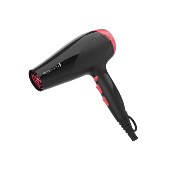Secadora de Pelo Iónica con Tecnología de Cerámica y Turmalina, 1875W - Negro y Rojo