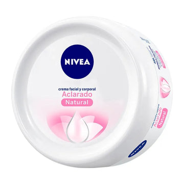 Nivea Crema Body & Face Aclarado Natural 200 ml – Unifica el Tono y Protege tu Piel