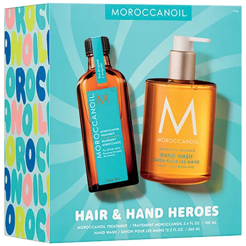 Moroccanoil Hair & Hand Heroes Set  Moroccanoil Treatment Mist 100 ml + Hand Wash 360 ml | Cuidado para cabello y manos