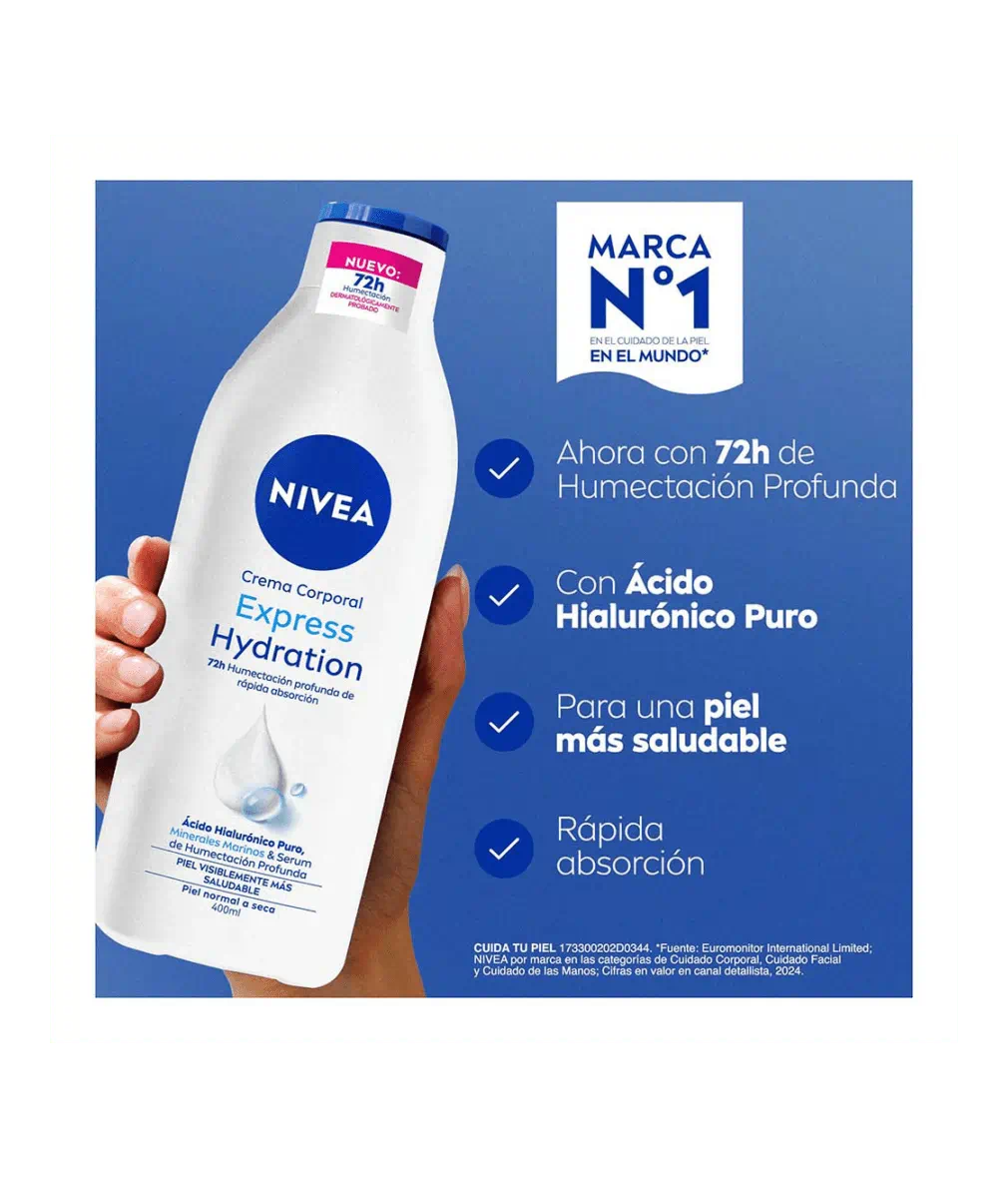 NIVEA Express Hydration 72H – 400 ml
