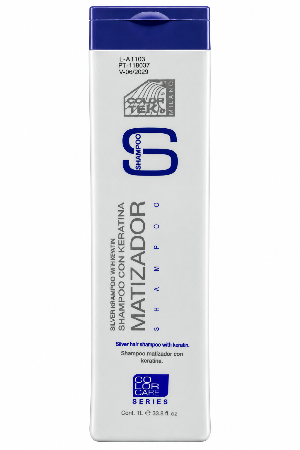 COLOR TEK Shampoo con Keratina Matizador – 370 ml