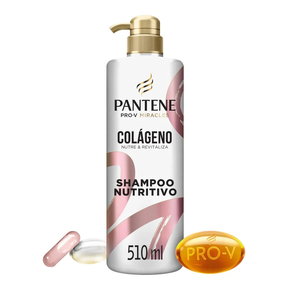 Pantene Miracles Colágeno Nutre y Revitaliza Shampoo Nutritivo – 510 ml