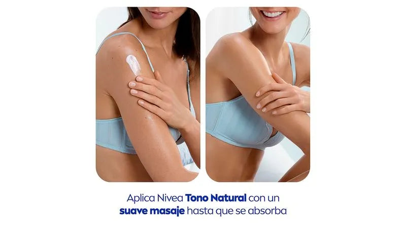 Nivea Crema Body & Face Aclarado Natural 200 ml – Unifica el Tono y Protege tu Piel