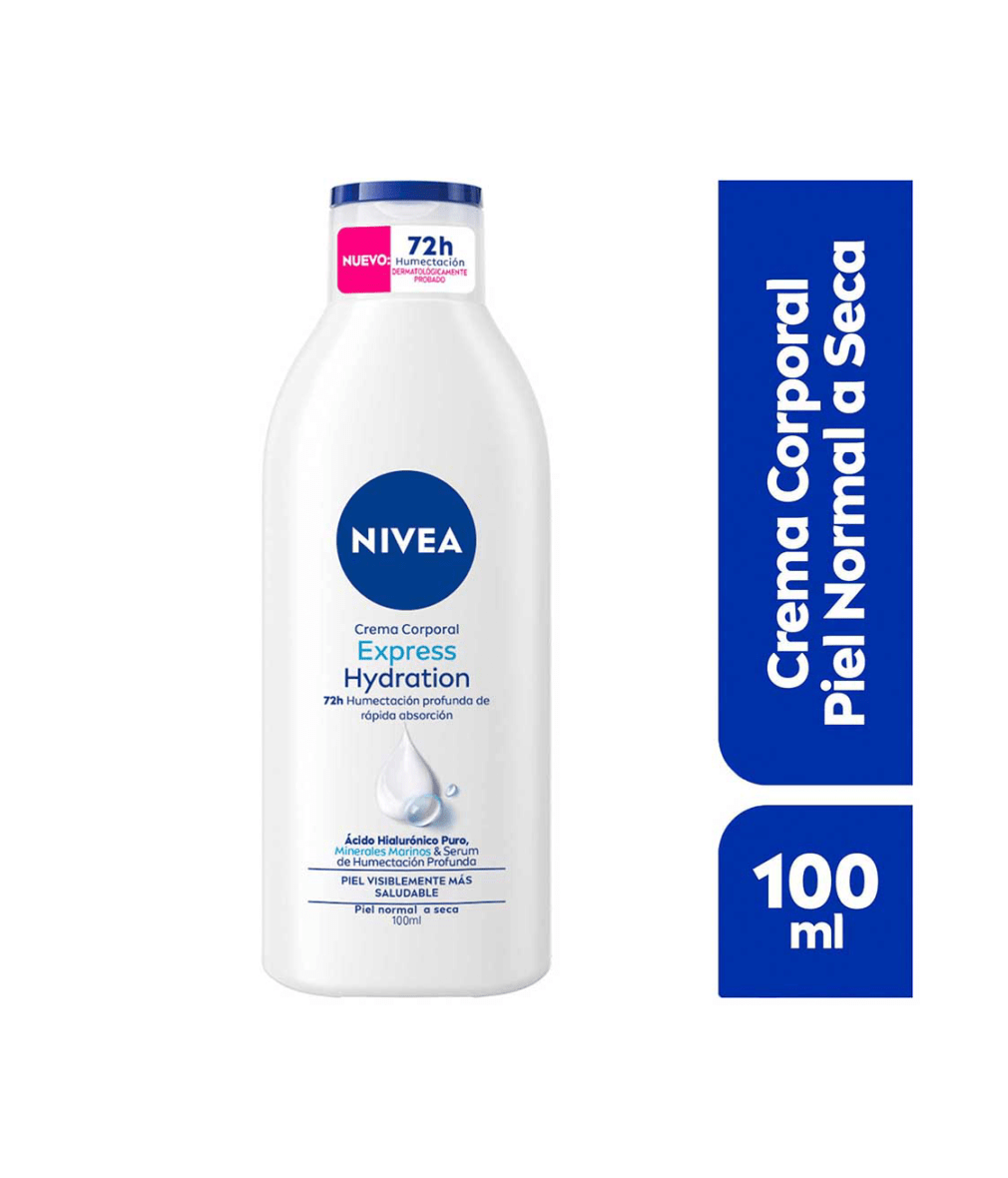 NIVEA Body Express Hydration 72H Crema Corporal – 100 ml