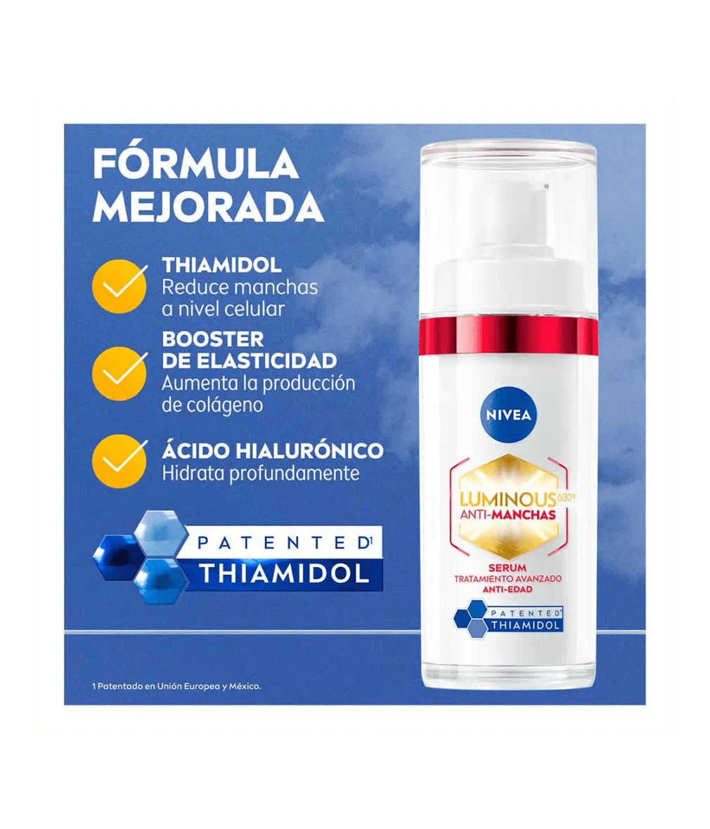 NIVEA Luminous630® Skin Glow Sérum Antimanchas – 15 ml / 30 ml