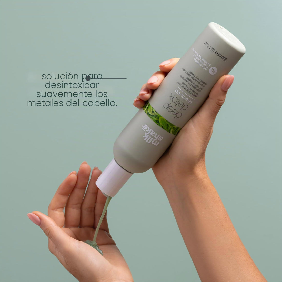 Milk Shake Deep Detox Shampoo – 300 ml  Shampoo detox de limpieza profunda para cuero cabelludo y cabello