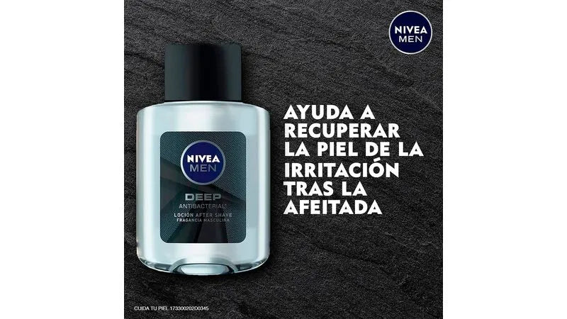 NIVEA Men After Shave Loción Deep – 100 ml